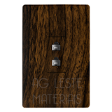 Conjunto Jack Duplo RJ11 Telefone 4x2 - Novara Especiais Ebano